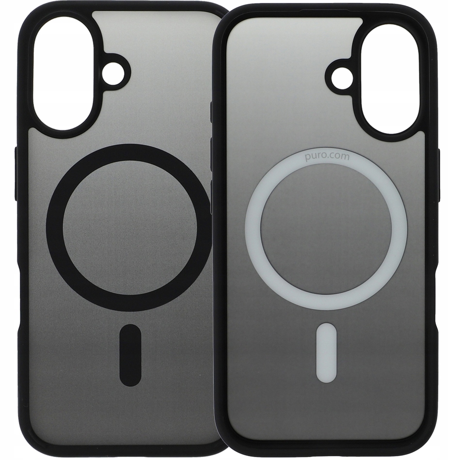 Pouzdro Puro pro iPhone 16, MagSafe, odolné pouzdro na telefon, pevná zadní kryt