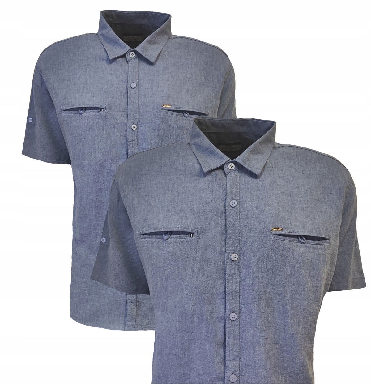 Pánská bavlna košile na léto Jean Piere Indigo XL