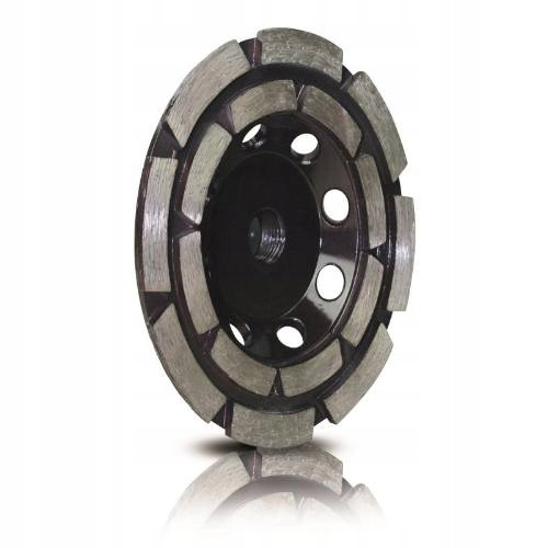 Kotouč diamantový brusný dvouřadý, Ø 100 mm, M14, segment, letováno stříbre