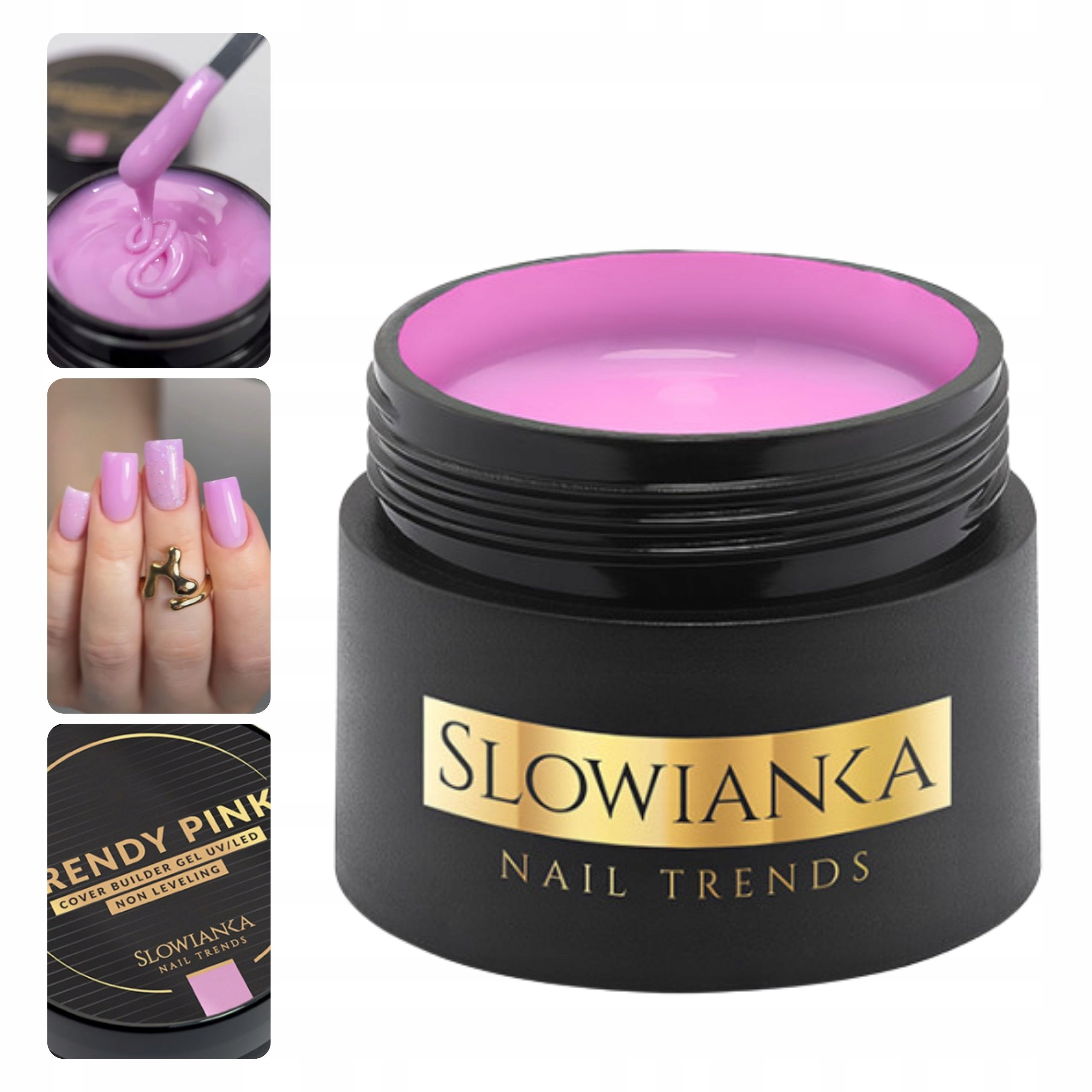 Żel Budujący Do Paznokci Non-Leveling Trendy Pink Cover
