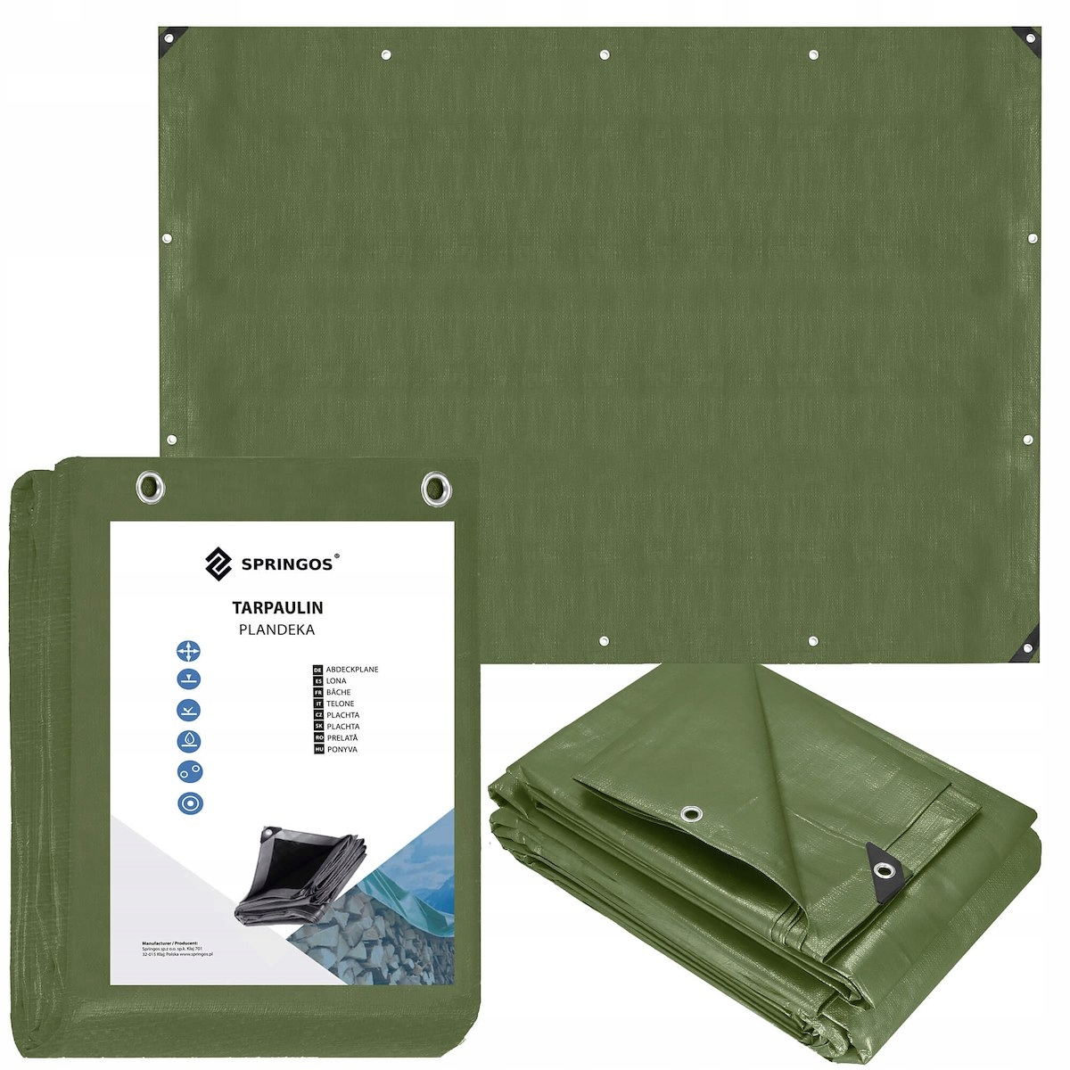 

Plandeka Plandeki 4x7m Mrozoodporna Gruba 120G