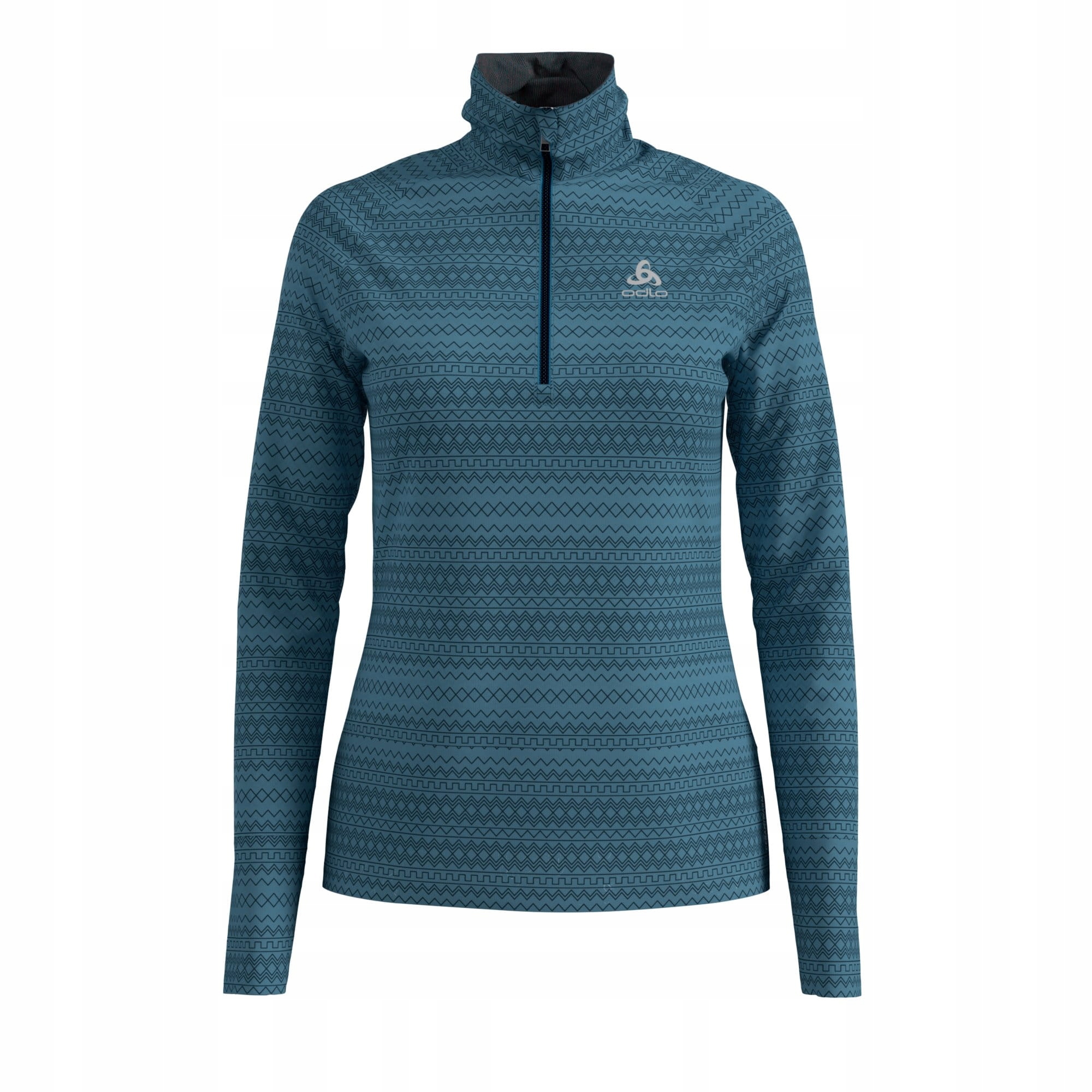 Odlo Mikina Tech. Midlayer 1/2 zip Silvretta modrá S