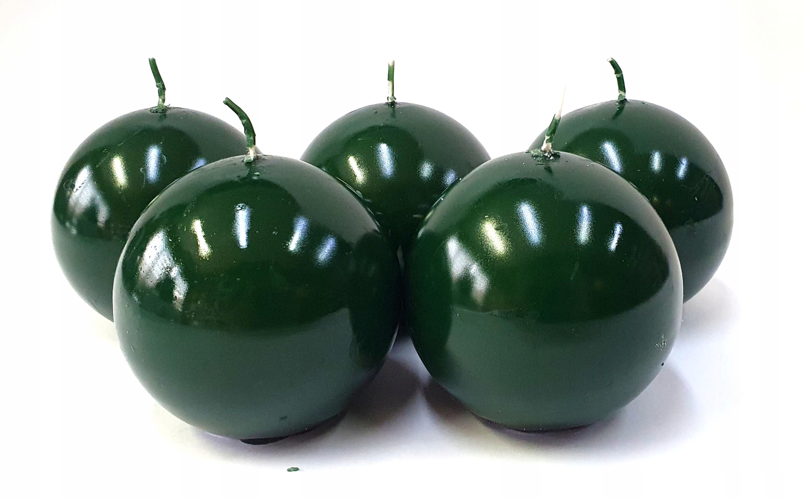 

Świeca Kula Połysk 80 mm Butelkowa Zieleń 6 szt