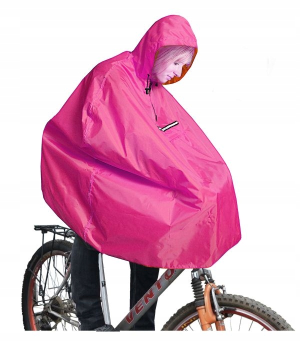 LEKKi Płaszcz Peleryna Rowerowa B-rain kieszeń odblaski na Rower .12