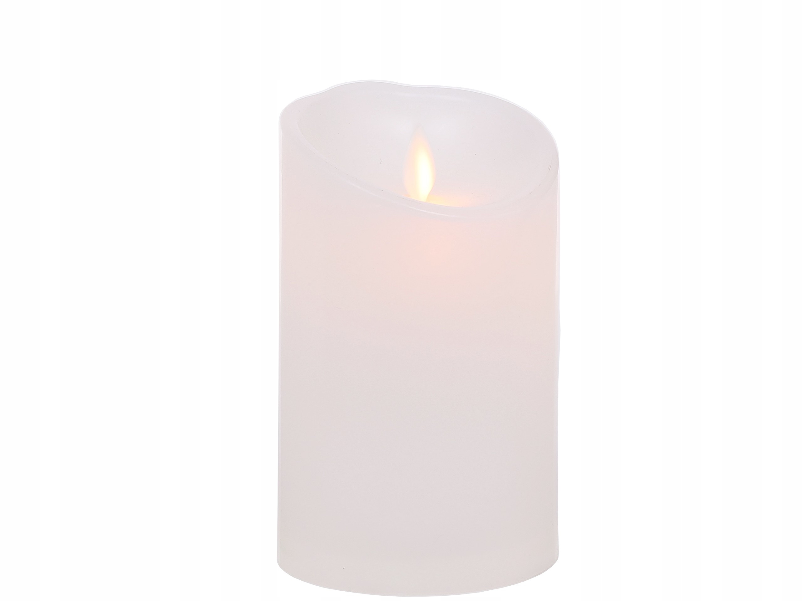 DUŻA ŚWIECA LED RUCHOMY PŁOMIEŃ GRUBA 9,5 / 15 cm