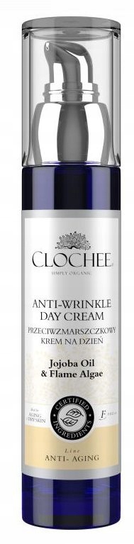 Clochee Protivráskový Denní Krém Jojoba Oil & Flame Algae 50 ml