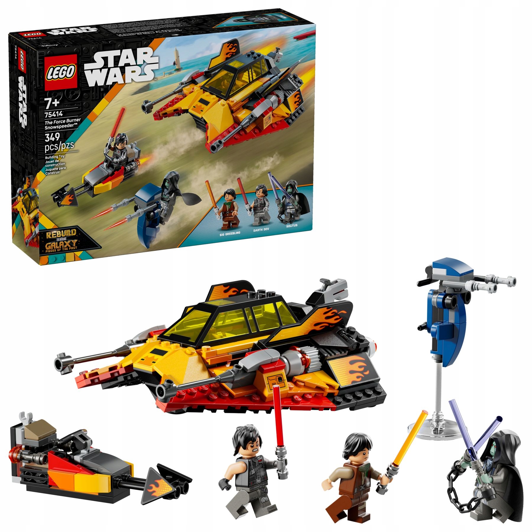Lego Star Wars Plamenný Sněhový Vrtulník 75414