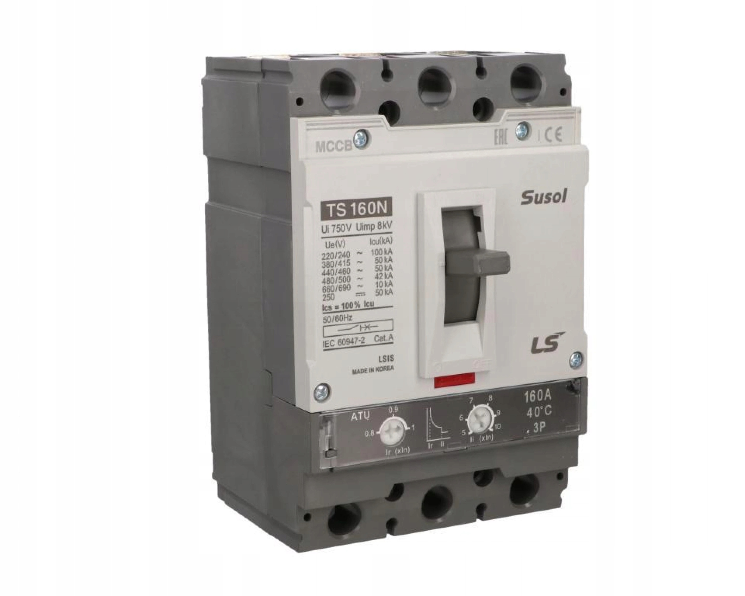 Vypínač Výkonu 3P 160A 50KA Lsis TS160N Atu 160A 3P