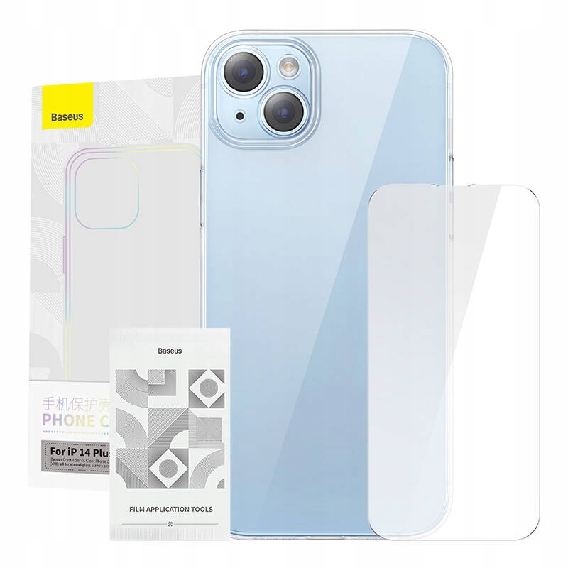 Etui Baseus Crystal Series do iPhone 14 Plus szkło hartowane Baseus