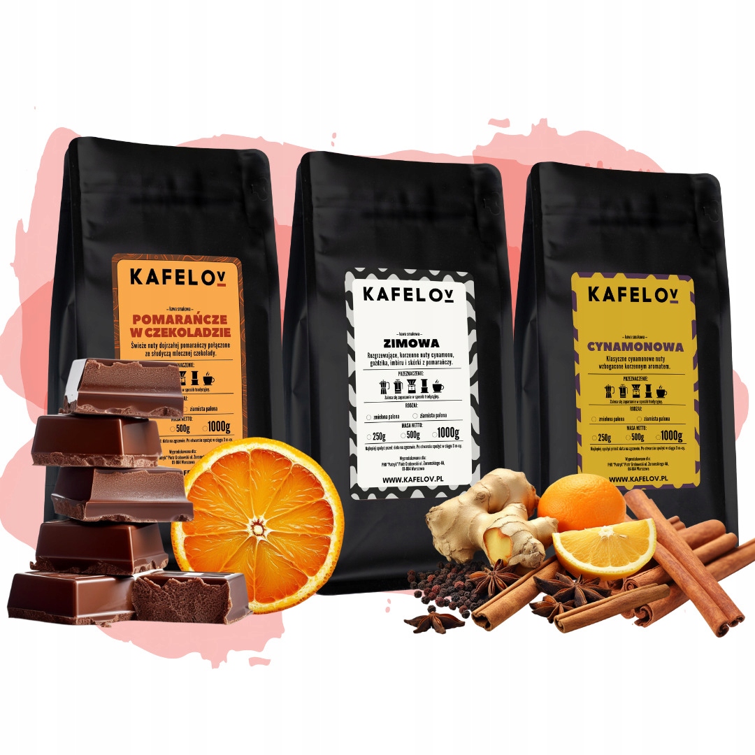 Levně Sada chuťových mletých káv 3 x 250 g Zimní sada Vánoční arabiky