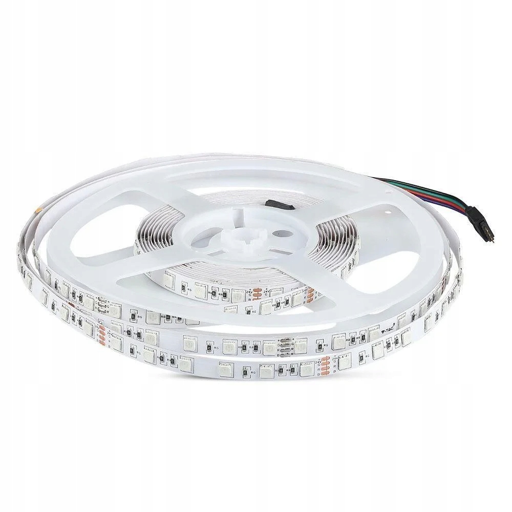 V-tac Led pásek SMD5050 600LED 10m 24V IP20 Rgb 7W/m 140lm