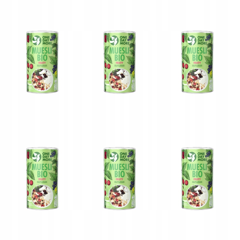 OneDayMore Musli Bio Fruity 400 g X6