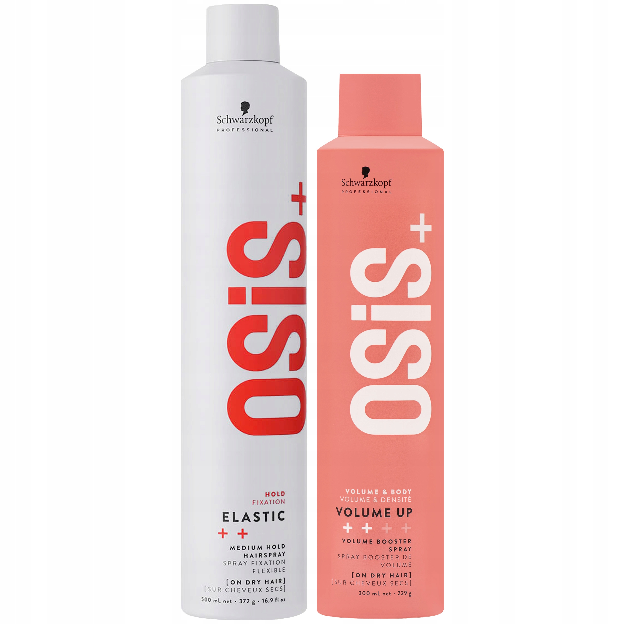 Schwarzkopf Osis Elastic lak 500 ml Osis Volume Up sprej 300 ml