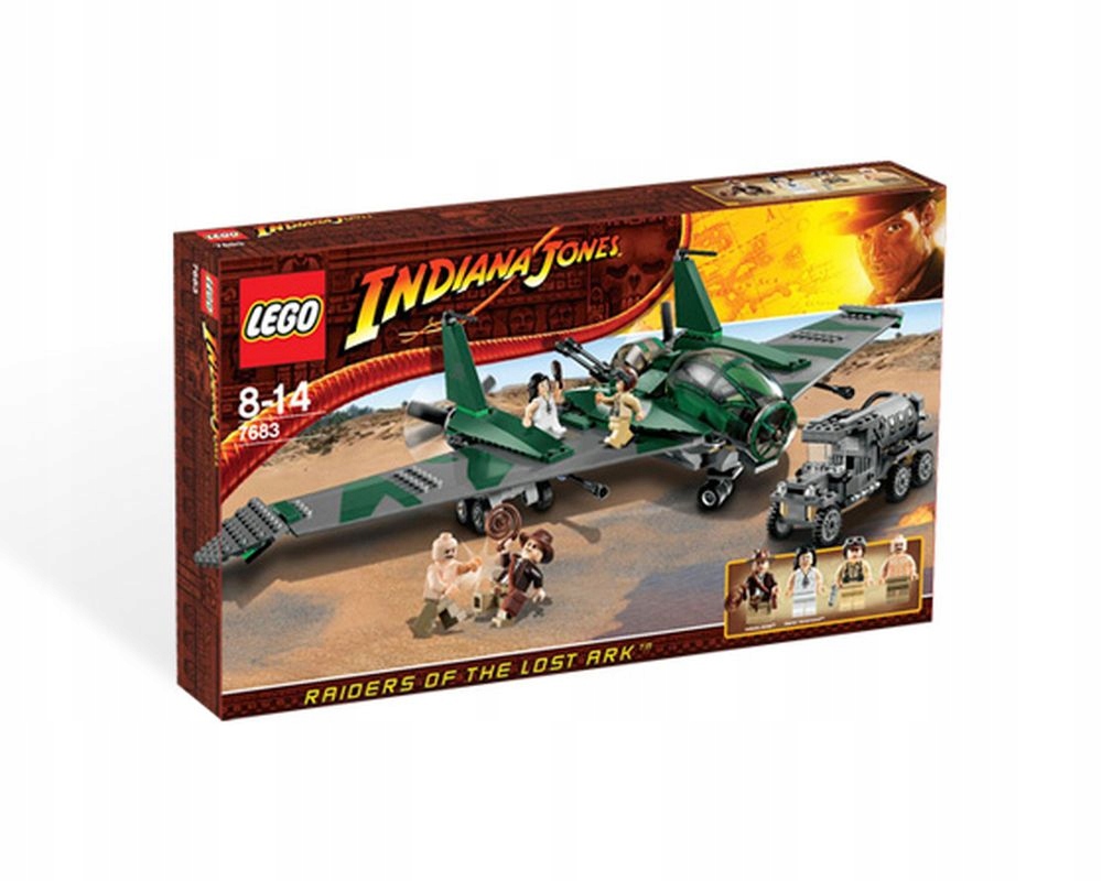 Zestaw Klocki LEGO Indiana Jones 7683 - Lot samolotem