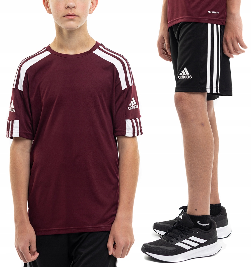 adidas Strój Sportowy Dzieci Koszulka T-Shirt Krótkie Spodenki rozmiar 140