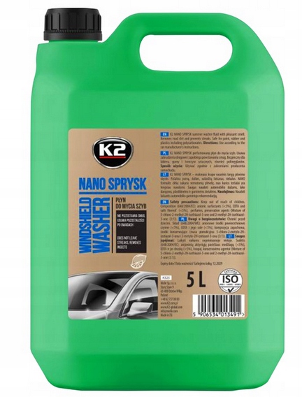 

K2 Nano Sprysk Letni Płyn Do Spryskiwaczy 5L
