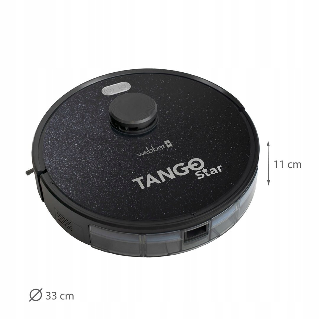 ROBOT SPRZĄTAJĄCY MOPUJĄCY ODKURZACZ AUTOMATYCZNY LASEROWY 2w1 MOCNY WEBBER Moc 2000 W