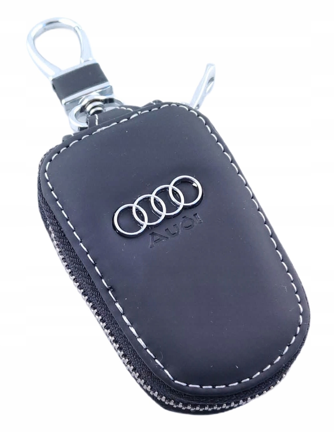 Audi Etui Pokrowiec Skórzany Na Kluczyk Czarny