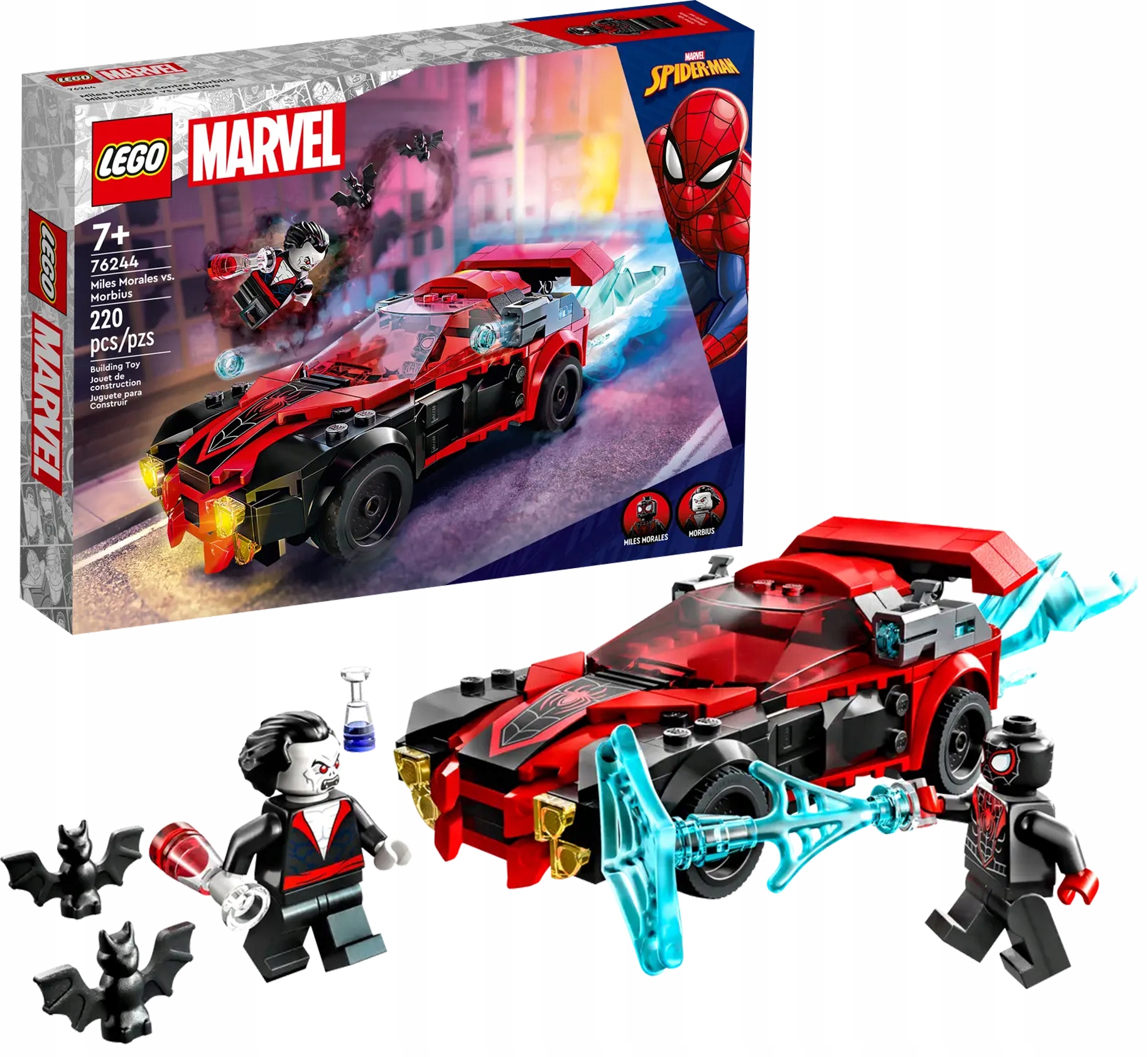 Lego Heroes Miles Morales vs. Morbius 76244