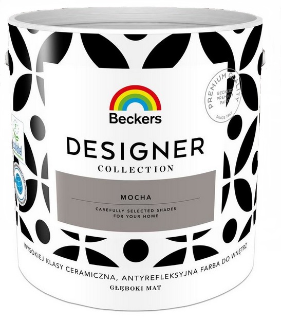 Beckers Designer Collection Farba Ceramiczna Antyrefleksyjna Mocha 2.5L