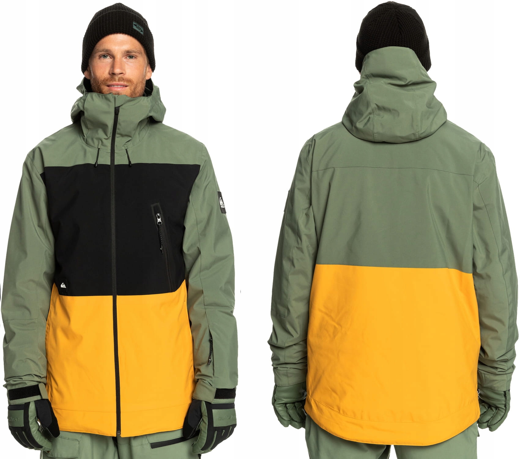 Quiksilver Kurtka narciarska męska Ocieplana Wodoodporna snowboardowa