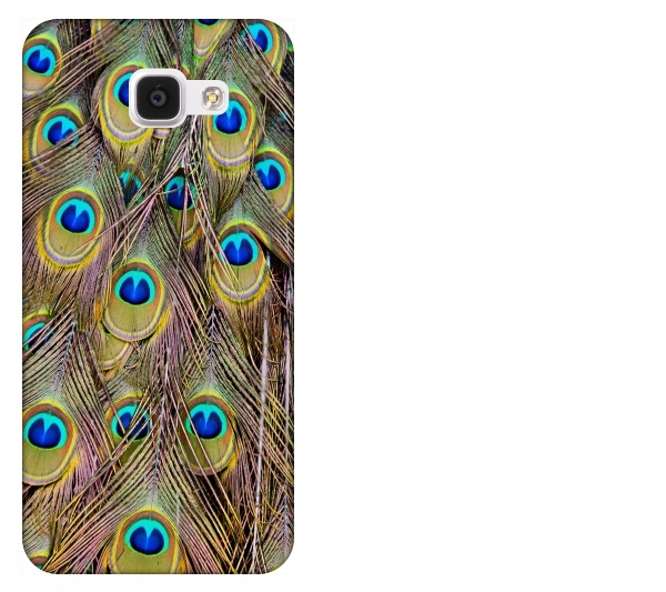 

Etui pokrowiec Samsung Galaxy A5 2016 Pawie pióra