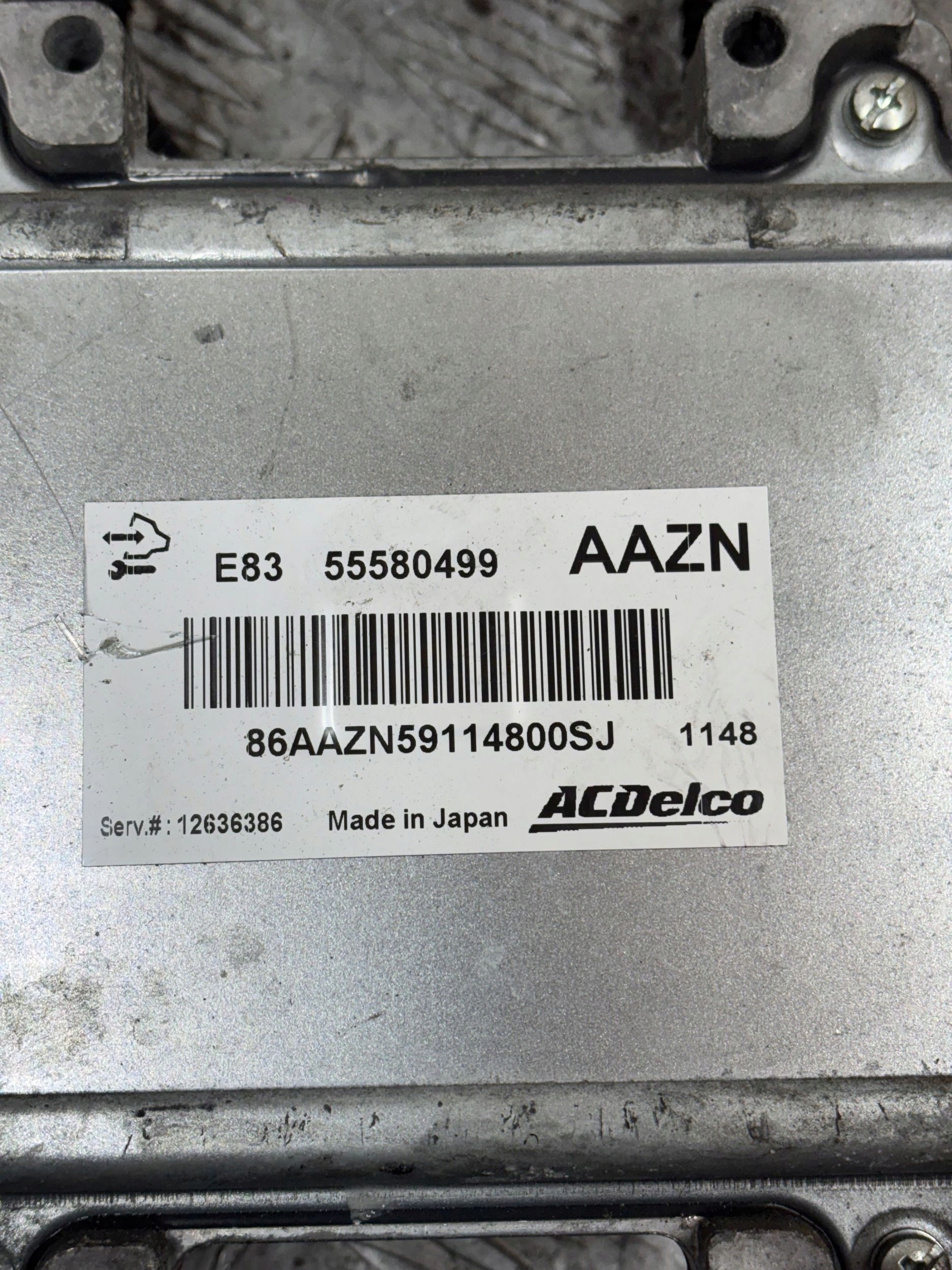 computer control unit of the engine OPEL CORSA D 1.2 55580499