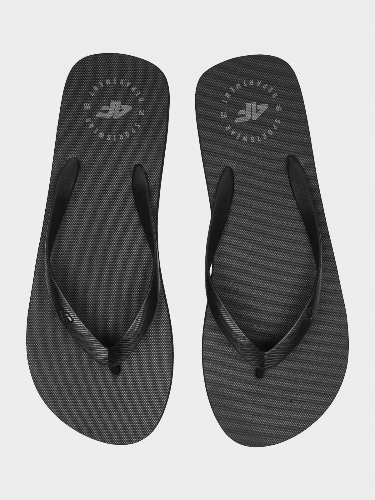 Klapki Męskie 4F Japonki Basenowe Gumowe 4FSS23FFLIM073-20S-44 Kolor czarny