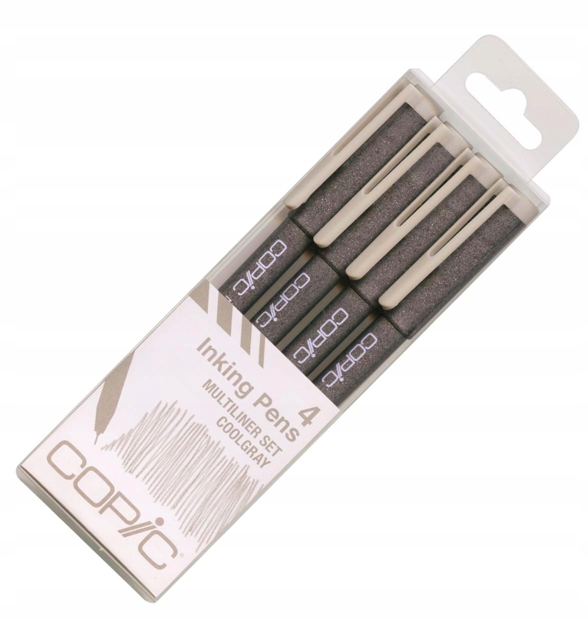 COPIC Multiliner Cienkopis 0.5,0.3,0.1,0.005Cgrey