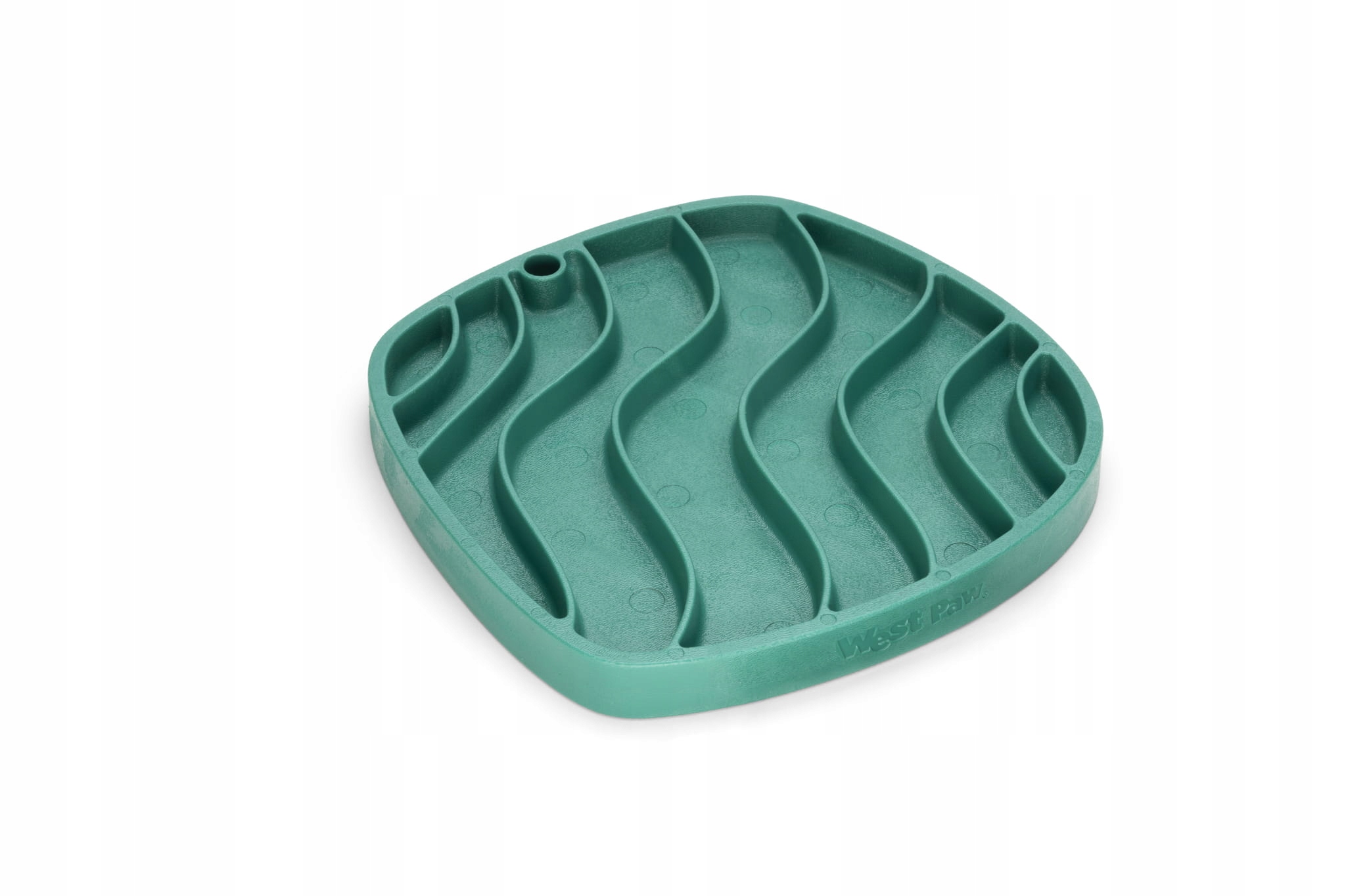 Levně Oboustranná podložka pro pomalé krmení a lízání Feast Mat Waves barva s