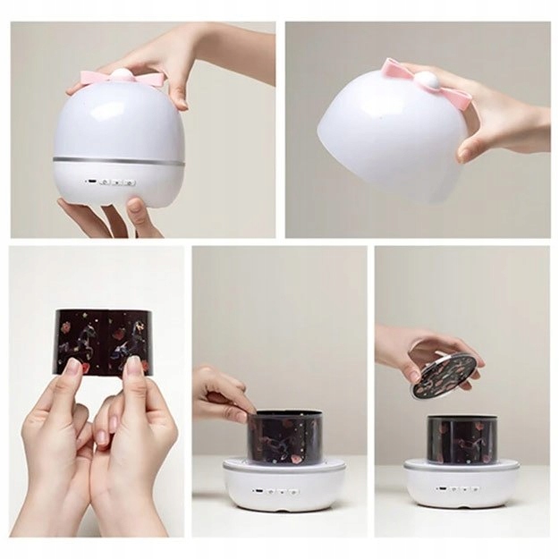 Lampka nocna projektor gwiazd GALAXY Rodzaj gwintu zintegrowane źródło LED