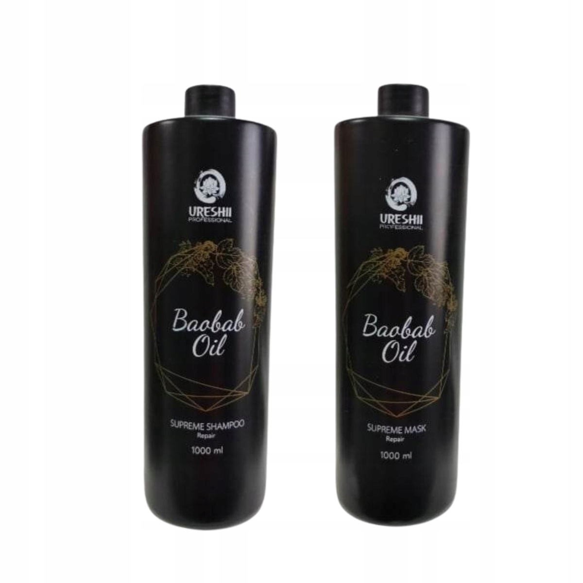 Ureshii Baobab Oil Repair Regenerujący Zestaw Szampon i Maska 2x1000ml