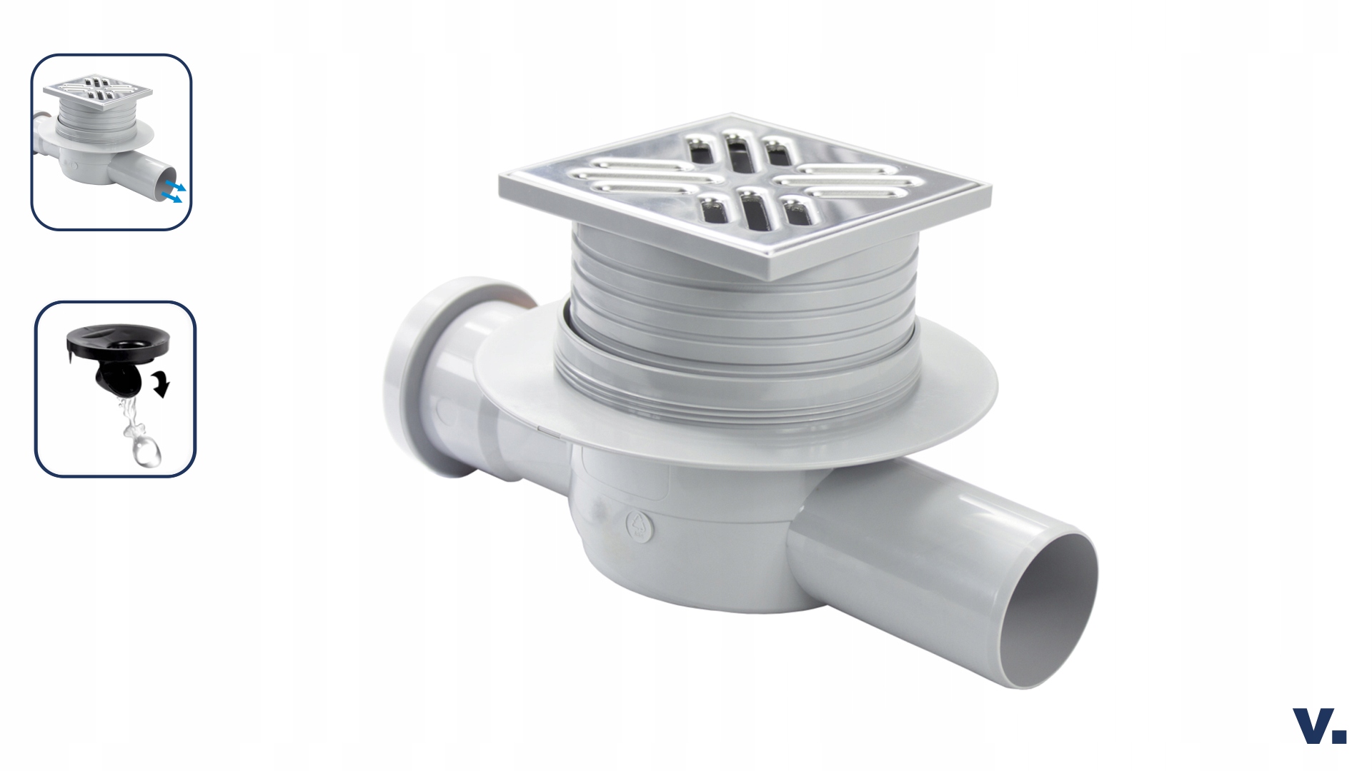 Kratka odpływowa PRZELOTOWA tłoczona SUCHA Z2A Marka Vogi