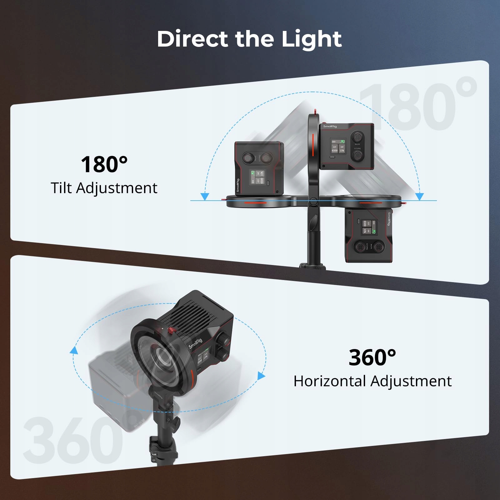 SMALLRIG Adapter Bowens Mount Softbox Do Lampy RC 60B COB 1,5 kg — miniatura 5