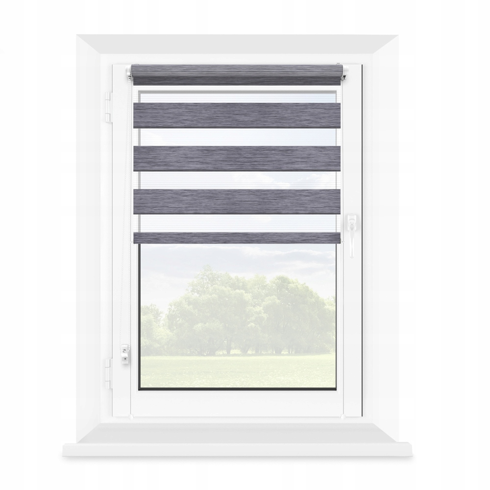 

Roleta Noc Dzień 71X215CM Wymiar Szary