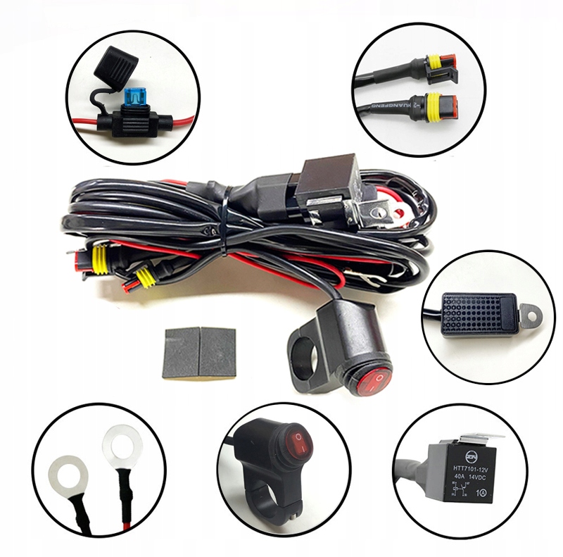 

Instalacja Przełącznik Halogeny Led Stroboskop W06