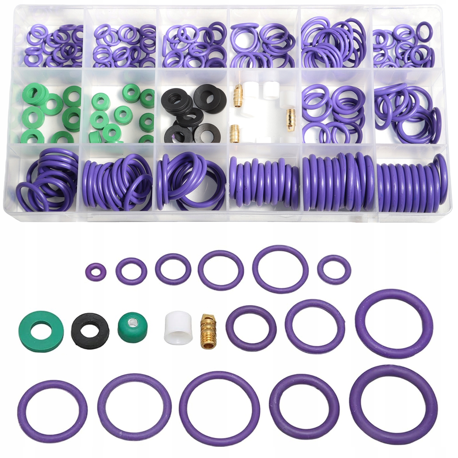 Комплекты уплотнительных колец используются в автомобильных кондиционерах