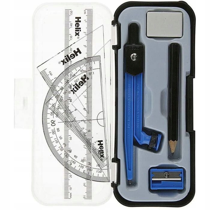 ZESTAW MATEMATYKA CYRKIEL LINIJKA EKIERKA GUMKA EAN (GTIN) 079252319598