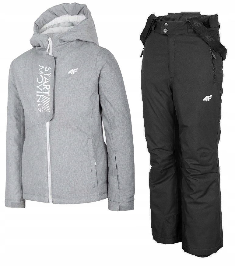 Dziewczęcy Kombinezon narciarski 4F kurtka spodnie 122