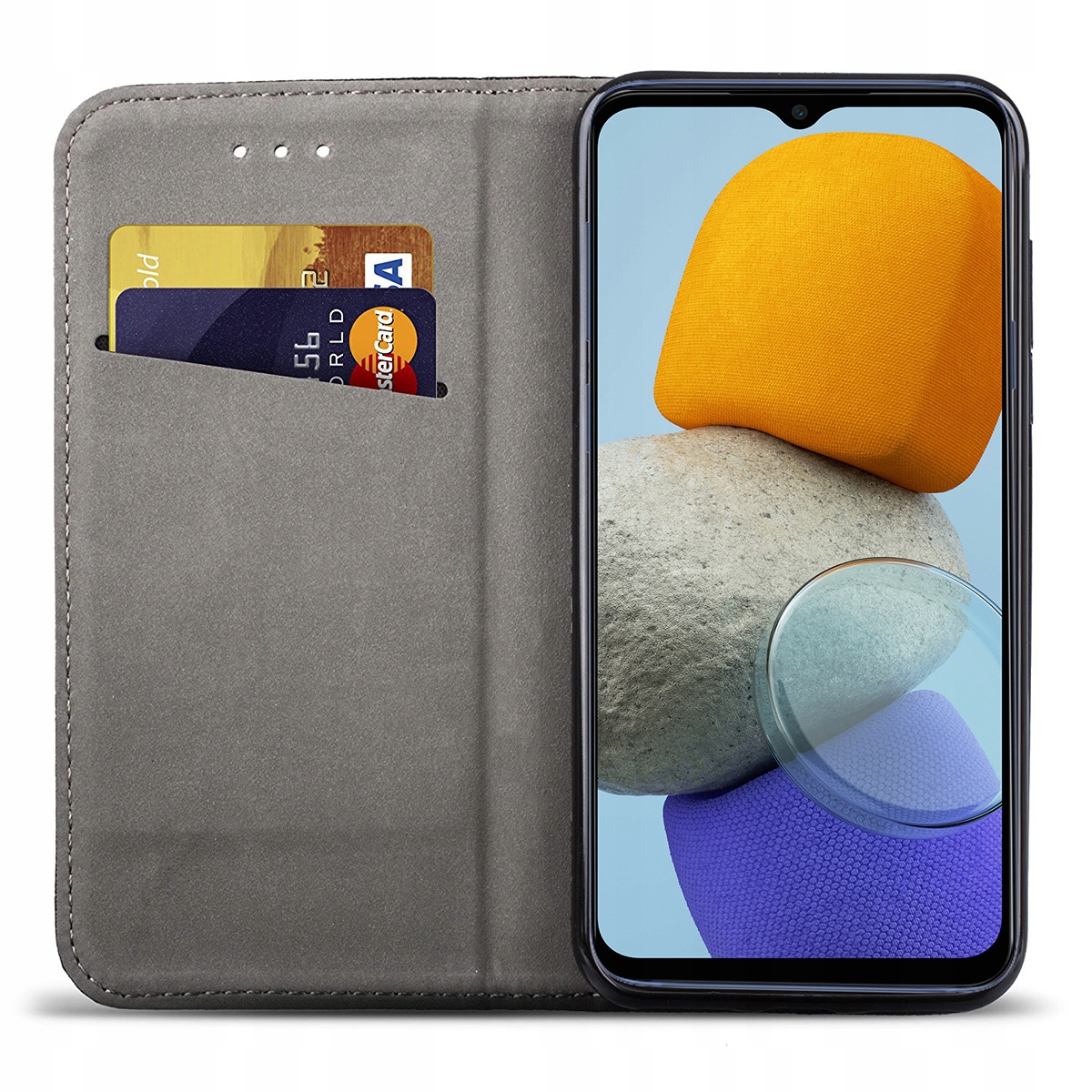 ETUI do SAMSUNG GALAXY M13 SMART MAGNET + SZKŁO Marka Case