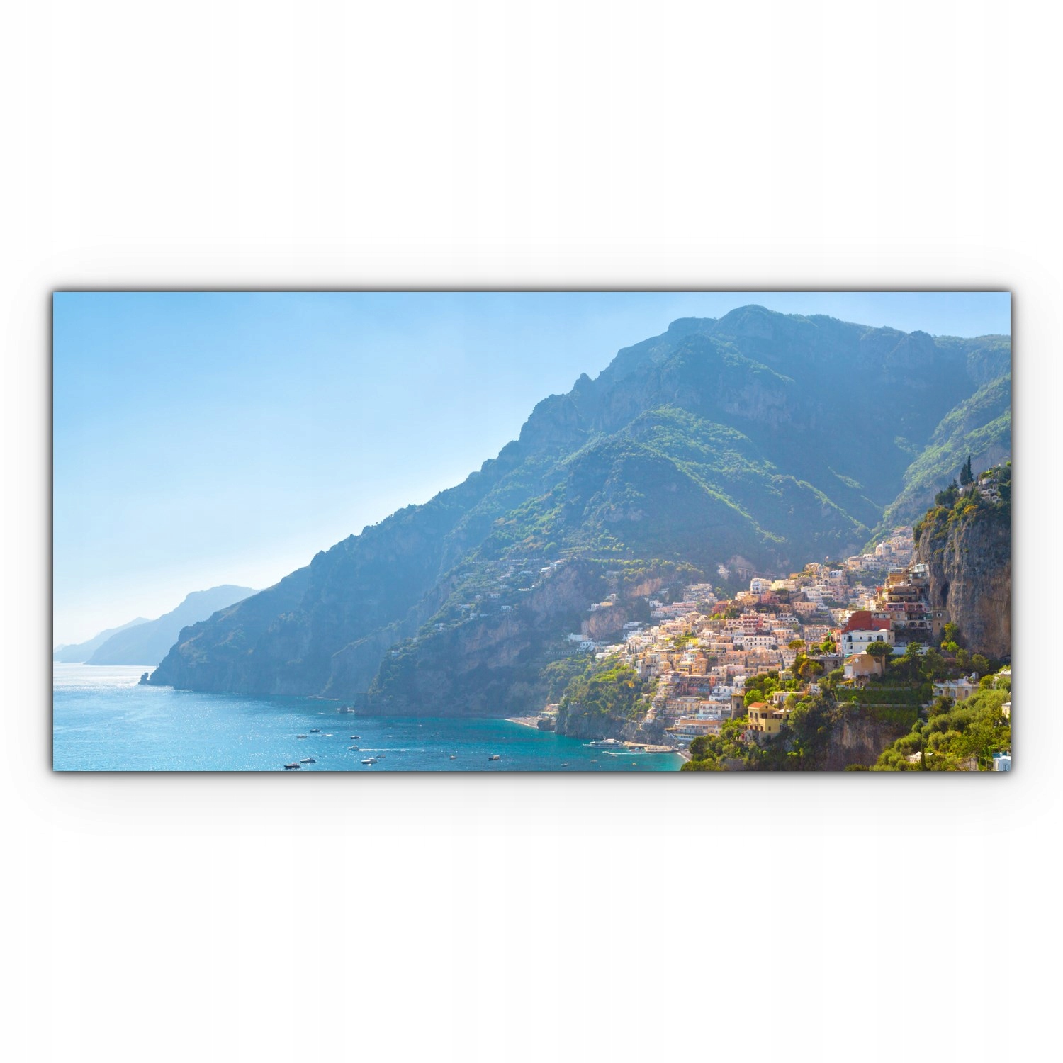 

Canvas płótno do sypialni 120x60 Miasto Ocean Klif