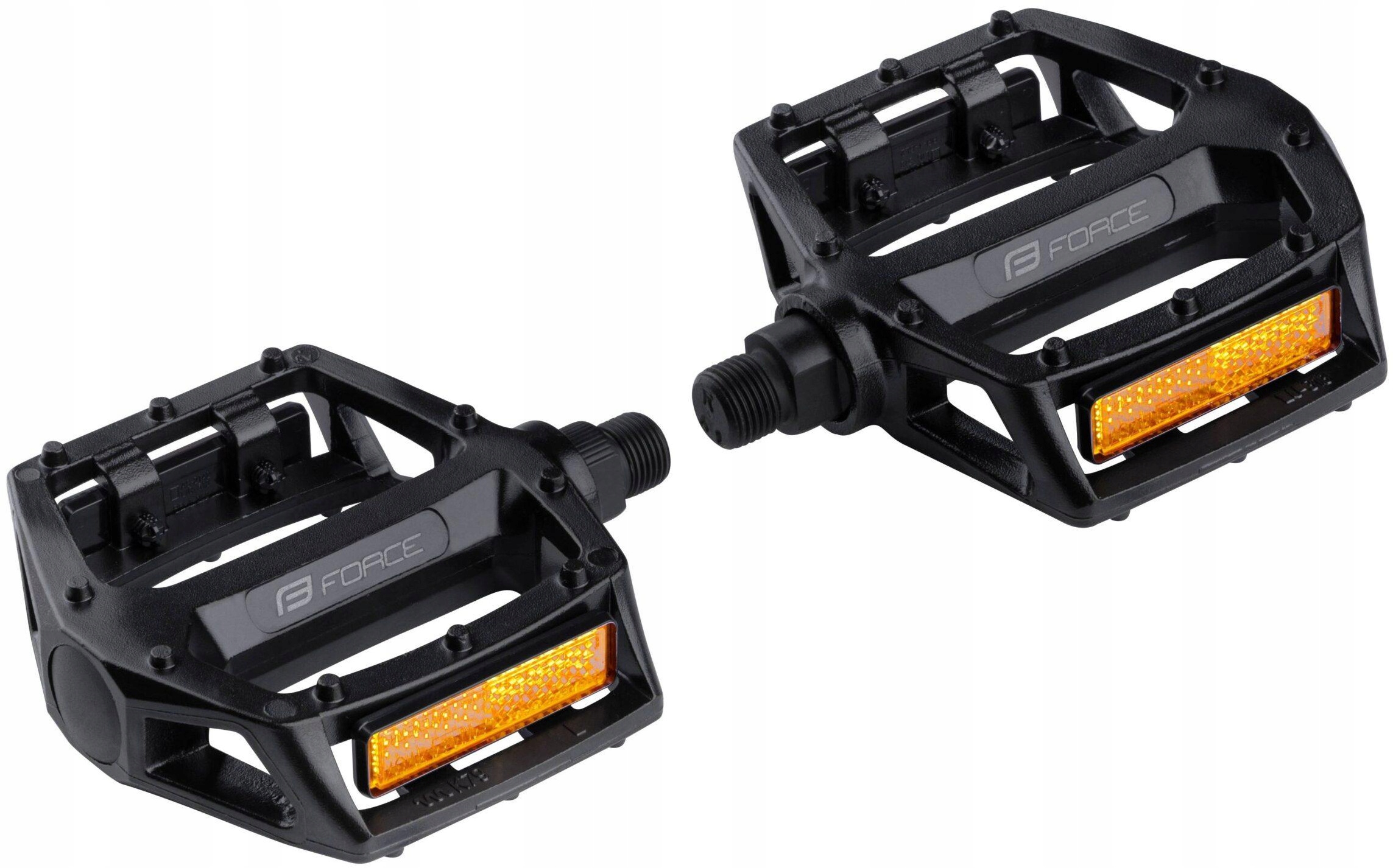 Pedały Platformowe Force Relish Alu Czarne Bmx Dirt Street Mtb