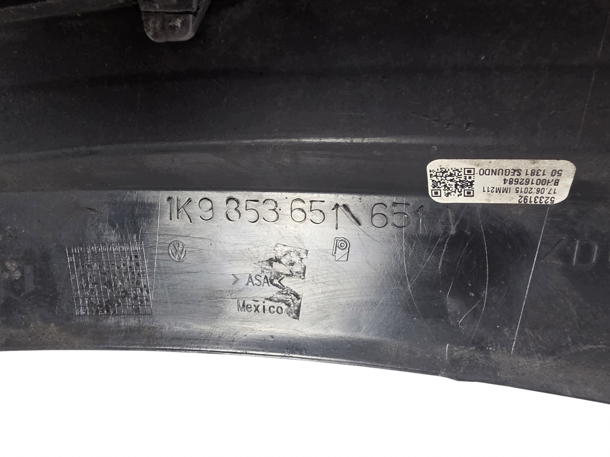 VW GOLF 6 VI (B) grille complete grill 1K9853653 ORG.