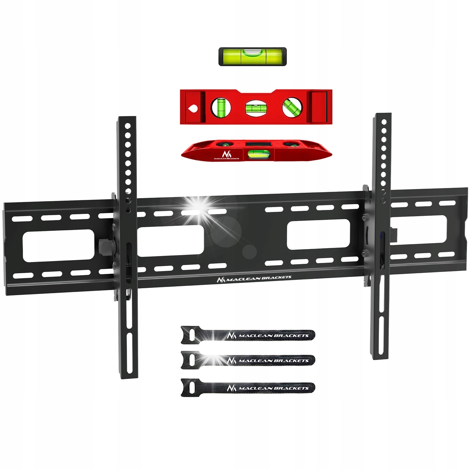 Držák na Tv, nástěnný věšák na Tv 60-100'' 100 kg, silný, nastavitelný