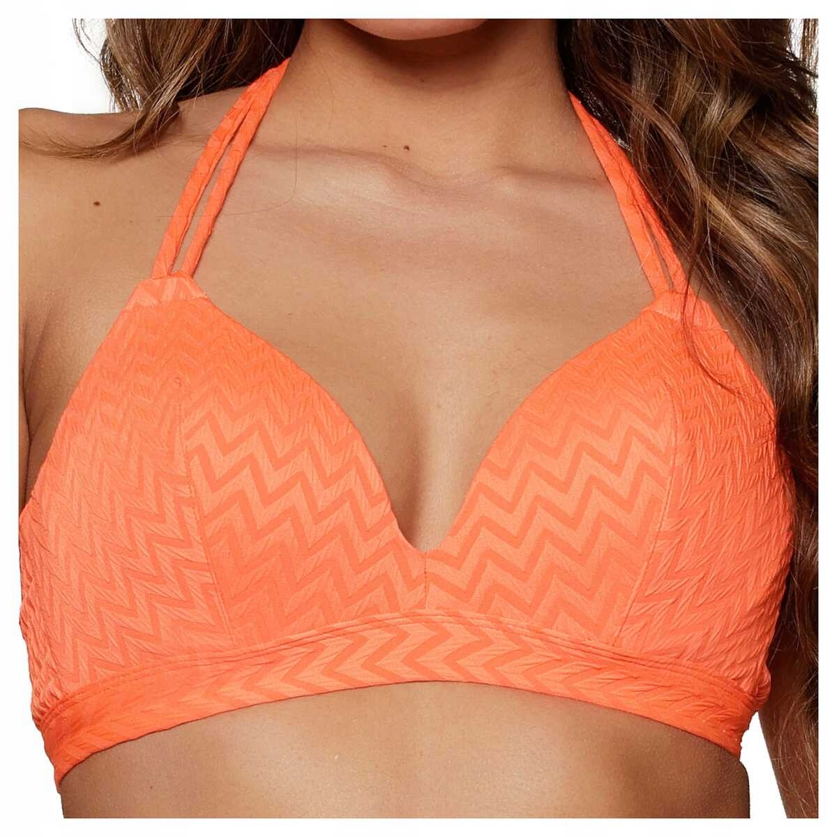 LingaDore Plavková podprsenka 7710TB hot coral 75D