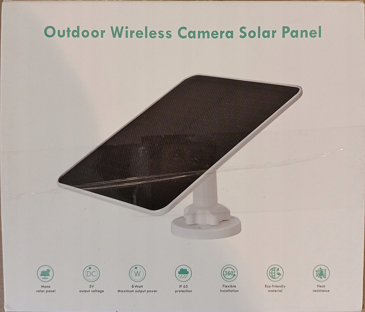 SOLARPANEL Do Kamer Zewnętrznych 6W USB Kompatybilny Z DC 5V — miniatura 8