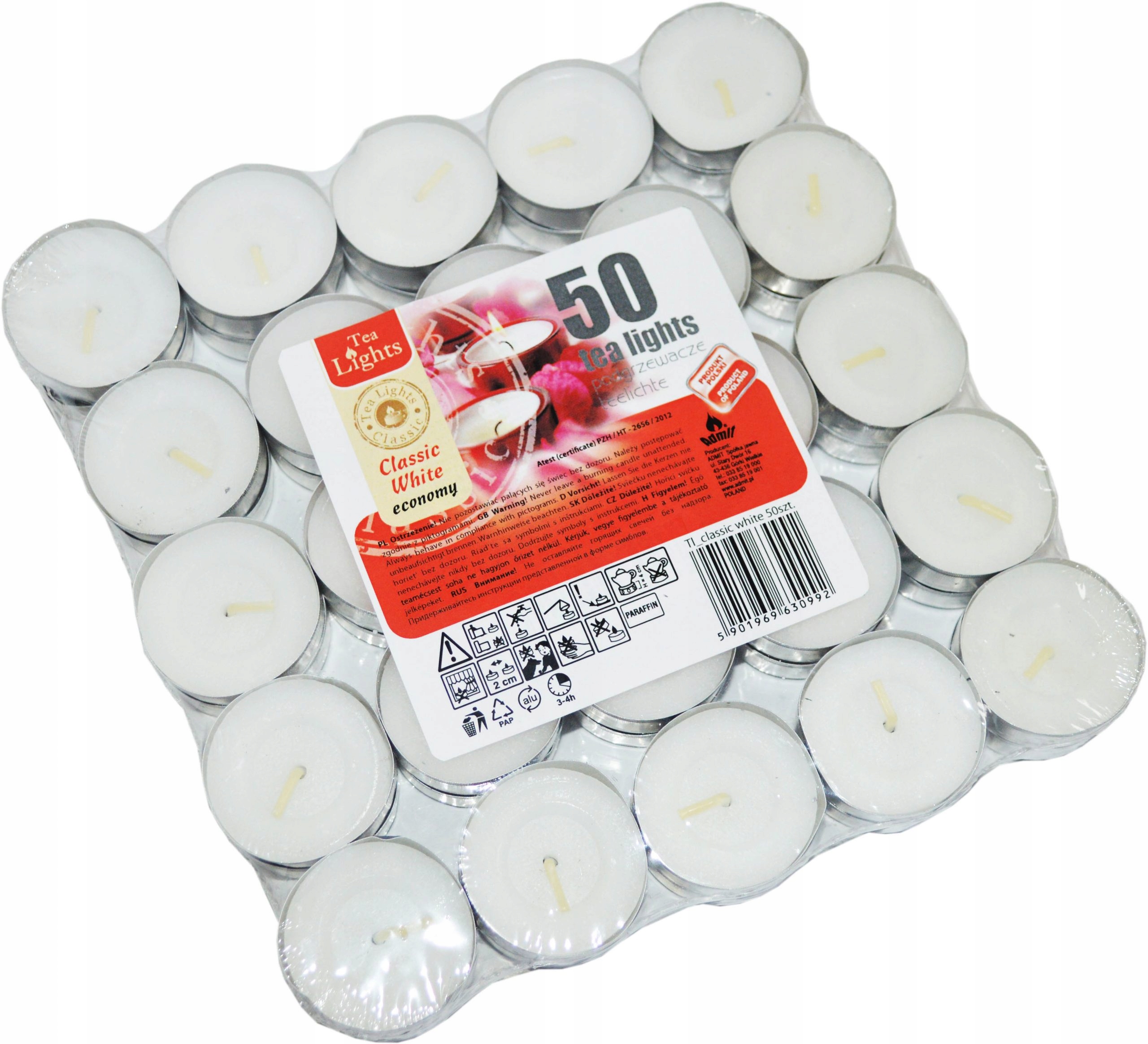 Podgrzewacze bez zapachu Tealighty 50szt.