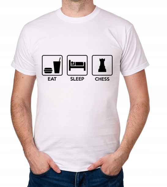 

koszulka Eat Sleep Chess prezent