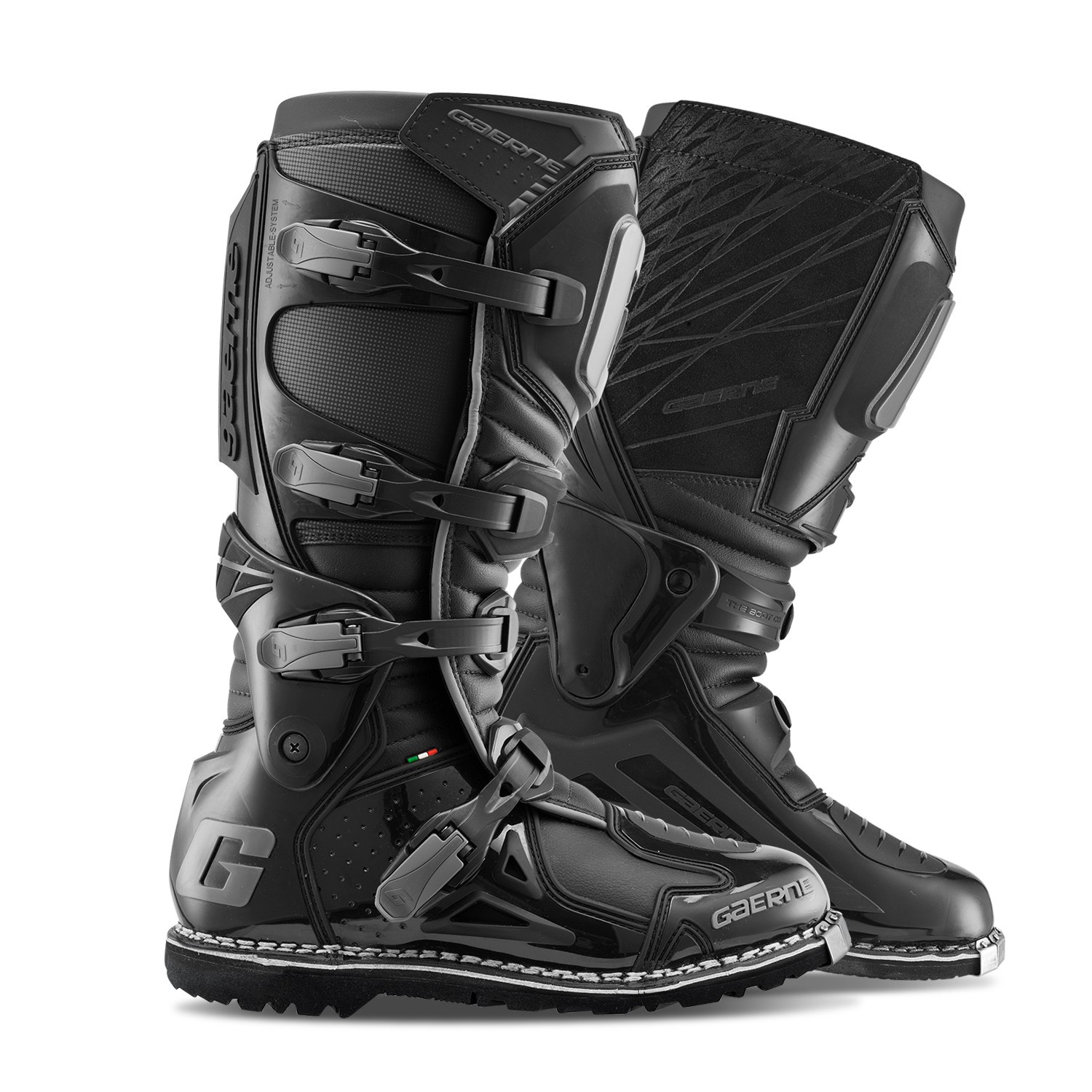 Motocyklové topánky Gaerne Fastback Endurance Enduro Midnight, čierne 43