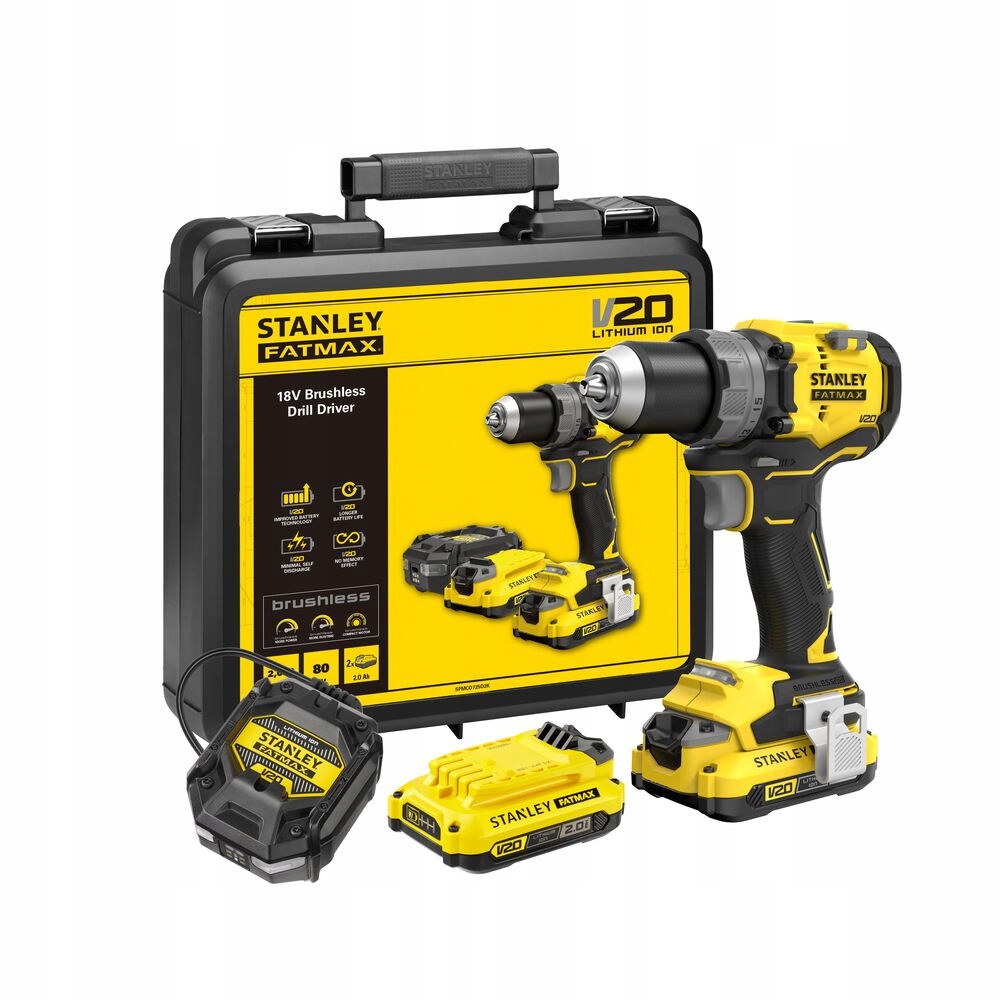 Wiertarko-wkrętarka Stanley Fatmax SFMCD725D2K